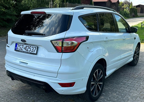 Ford Kuga cena 84900 przebieg: 172000, rok produkcji 2018 z Szczecinek małe 326